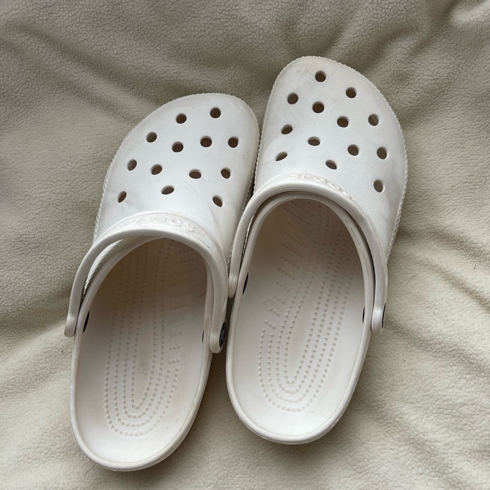 White Crocs